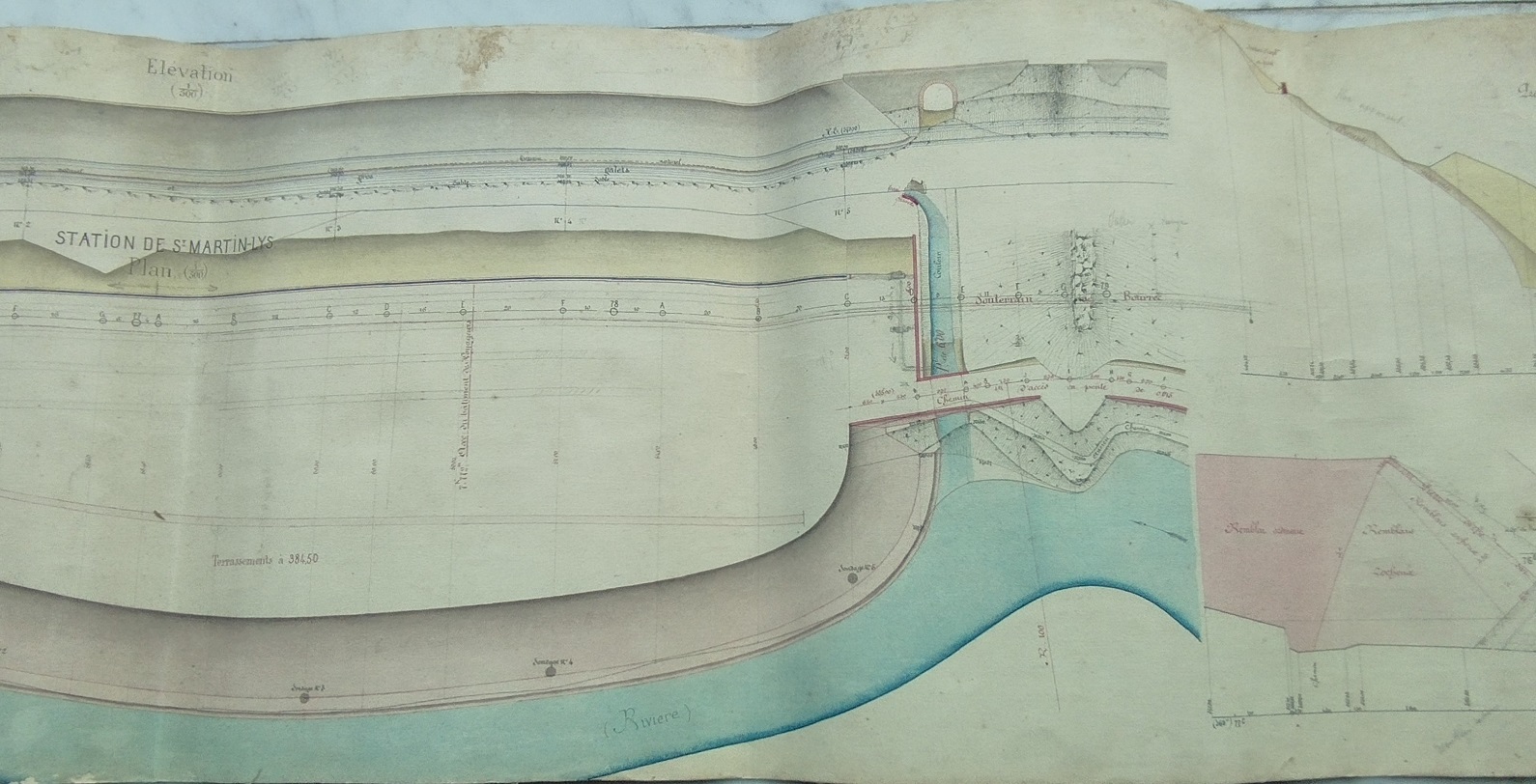 Plan sur la Station de Saint Martin Lys - élévation - 2