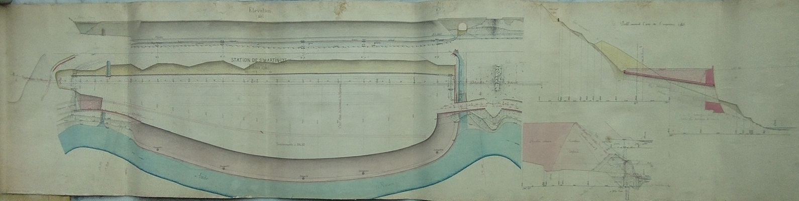 Plan sur la Station de Saint Martin Lys - élévation - général