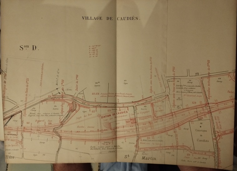 Plan parcellaire de Caudiès du 28 septembre 1905 - 1