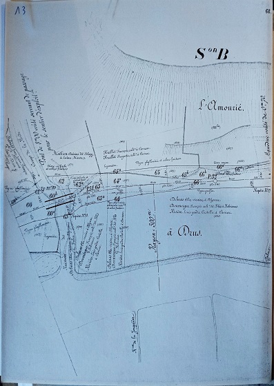 Plan de bornage sur la commune de Belvianes - 13