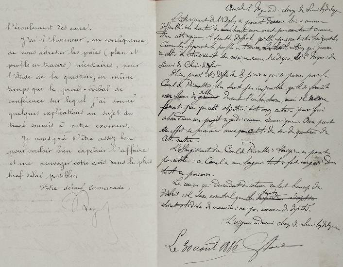 28 août 1886 - Avis sur le procès verbal de conférence - 2