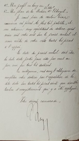 16 avril 1887 - Envoi des documents nécessaires pour assister à la conférence