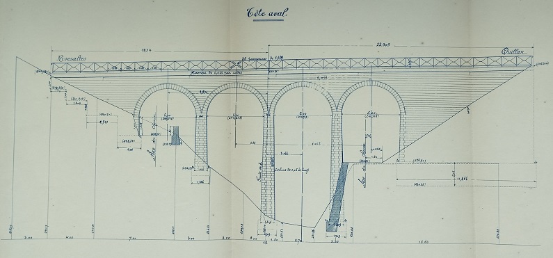 28 février 1895 - Plan du viaduc de la Ravière - 1