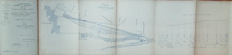 17 mai 1890 - >Station de Saint Paul de Fenouillet - déviation du chemin de Bayra - 1