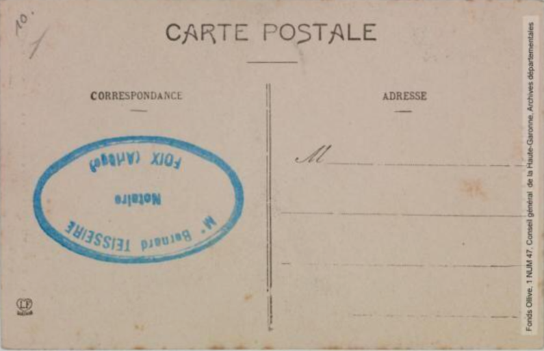 Vallée de l'Aude. 25 bis. Carcanières : les passerelles des établissements. - Toulouse : phototypie Labouche frères, marque LF au verso, [entre 1911 et 1925]. - Carte postale (1911/1925) - verso