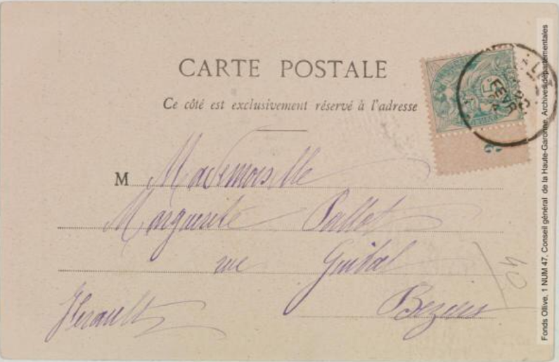 26. Gorges de l'Aude. Escouloubre et Carcanières / cliché A.Trantoul [photographie Amédée Trantoul (1837-1910)]. - Toulouse : phototypie Labouche frères, [entre 1900 et 1904]. - Carte postale (1900/1904) - verso