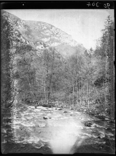 Gorges de l'Aude entre Axat et Usson -2 -. - janvier-mars 1935-Jardin Botanique et Arboretum Henri Gaussen (1880-1948)