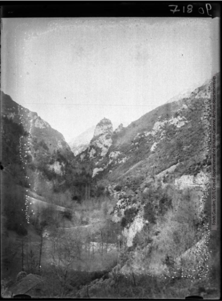 Gorges de l'Aude entre Axat et Usson 3 F2. - janvier-mars 1935. Jardin Botanique et Arboretum Henri Gaussen (1880-1948)