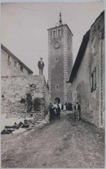 S.-O. 4e série. 457. Vallée de l'Ayguette [Aiguette]. Counozouls (Aude) : l'église. - Toulouse : maison Labouche frères, [entre 1900 et 1920]. - Photographie (1900/1920) - recto