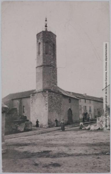 S.-O. 4e série. 465. Vallée de l'Ayguette [Aiguette]. Le Bousquet (Aude) : l'église. - Toulouse : maison Labouche frères, [entre 1900 et 1940]. - Photographie (1900/1940) - recto