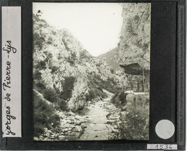 Gorges de l'Aude, Pierre-Lys - octobre 1933 - Jardin Botanique et Arboretum Henri Gaussen p1