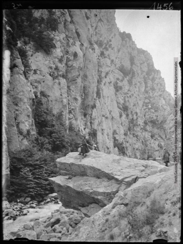 Gorges de l'Aude, Pierre-Lys. - 28 juillet 1931 - Jardin Botanique et Arboretum Henri Gaussen p1