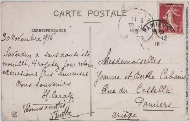 Vallée de l'Aude 15 -La Pierre-Lys -défilé de la route et de l'Aude -Toulouse -phototypie Labouche frères, marque LF au verso 1911-1925 -CPA p1