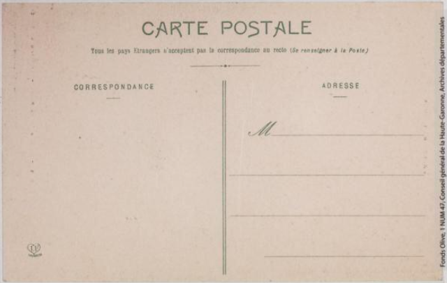 Vallée de l'Aude 215 -Entrée de la Pierre-Lys trou du Curé -photo Henri Jansou 1874-1966 -Toulouse -phototypie Labouche frères, marque LF au verso 1909-1925 -CPA p2 verso