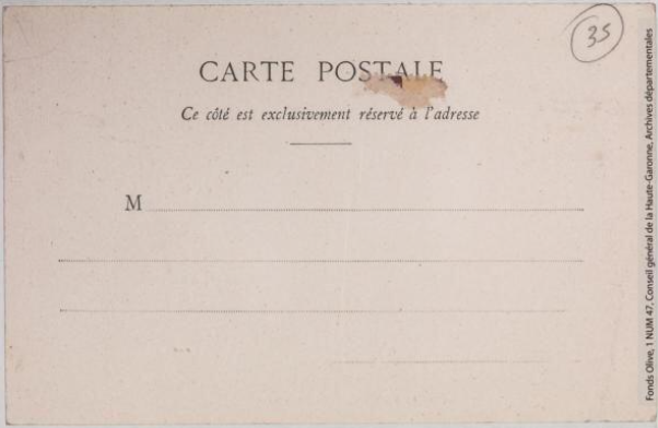Vallée de l'Aude 52 -Saint-Martin-Lys -vue générale -photographie Amédée Trantoul 1867-1910 -Toulouse -Labouche frères , 1900 et 1904 -Carte postale Sites et monuments du Sud-Ouest, 4e série p2 verso