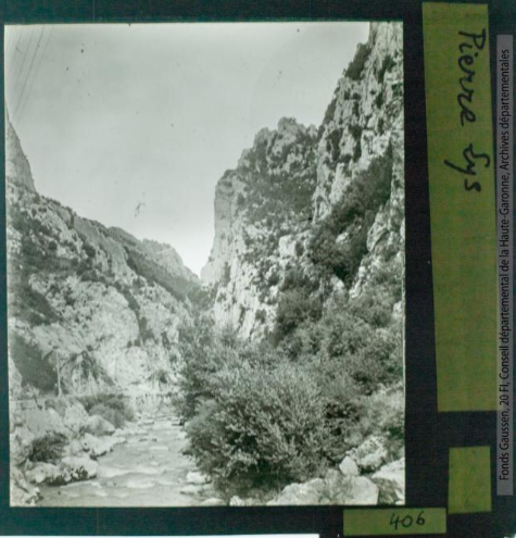 gorges de l'Aude - Gorges de Pierre Lys - 28 juillet 1931 - Jardin Botanique et Arboretum Henri Gaussen p1