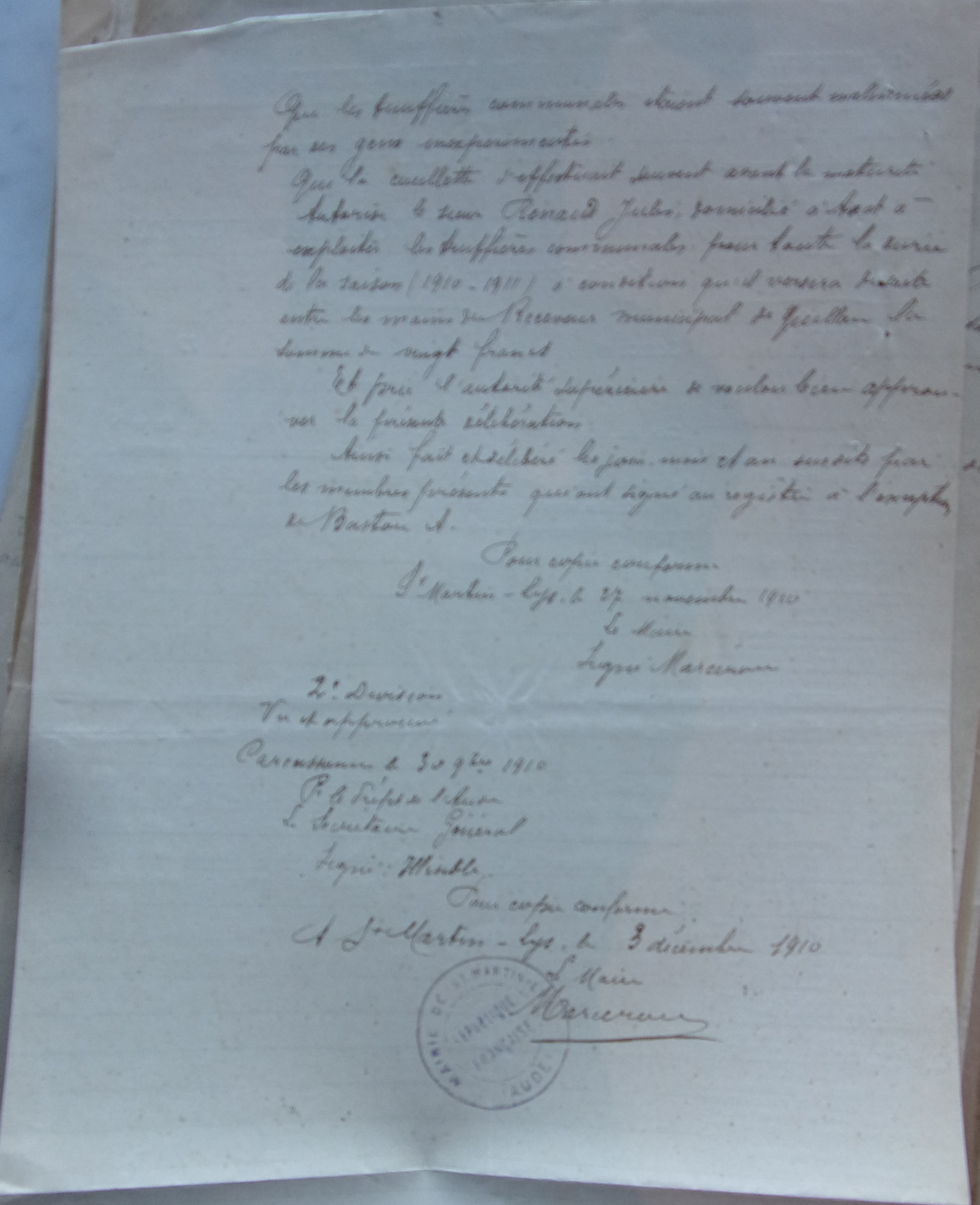 19101126 délibération conseil exploitation des truffières communales pd2