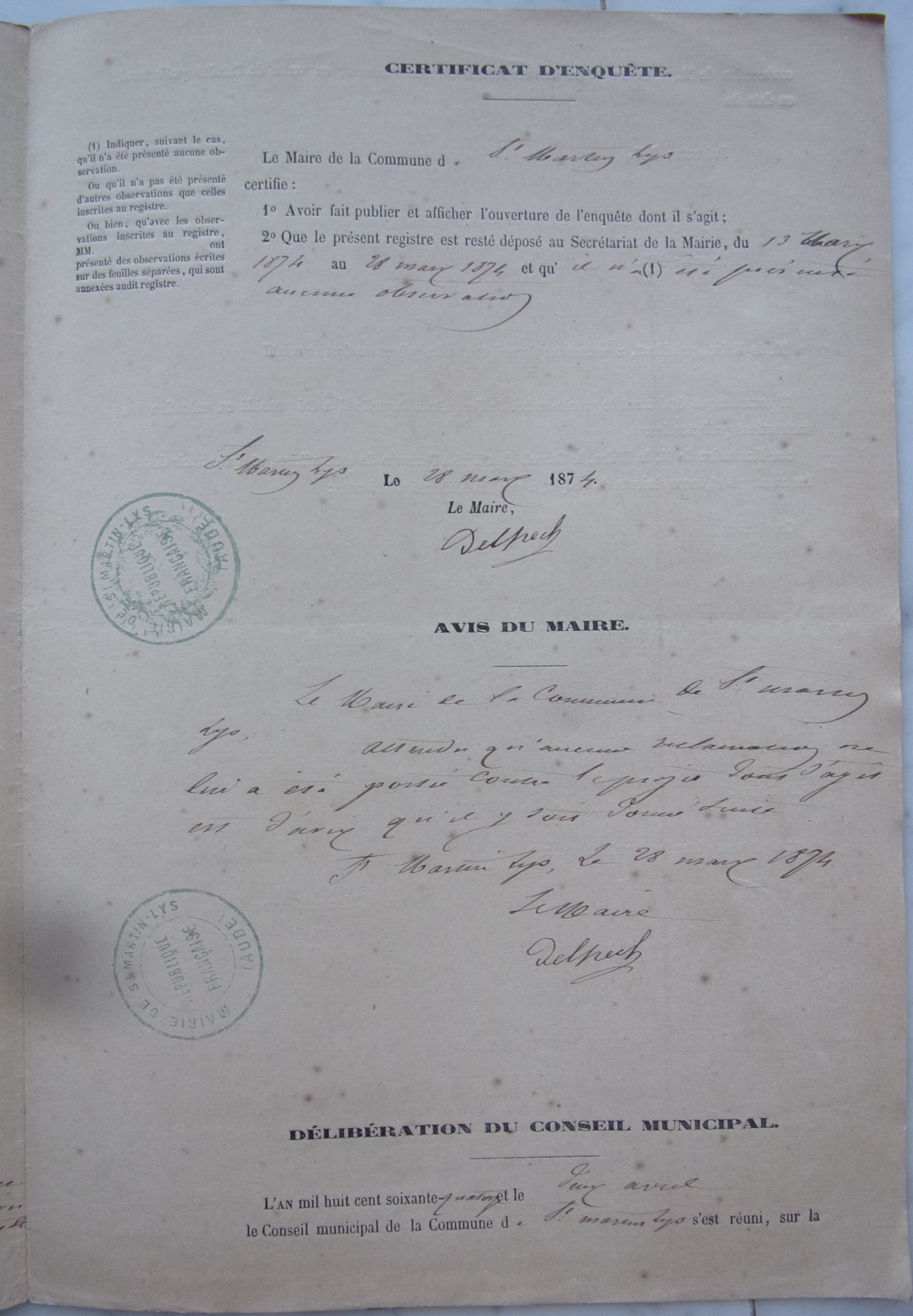 18740329 Enquête Chemin vicinal entre Pas du loup et col de Quillan p3 100_9107