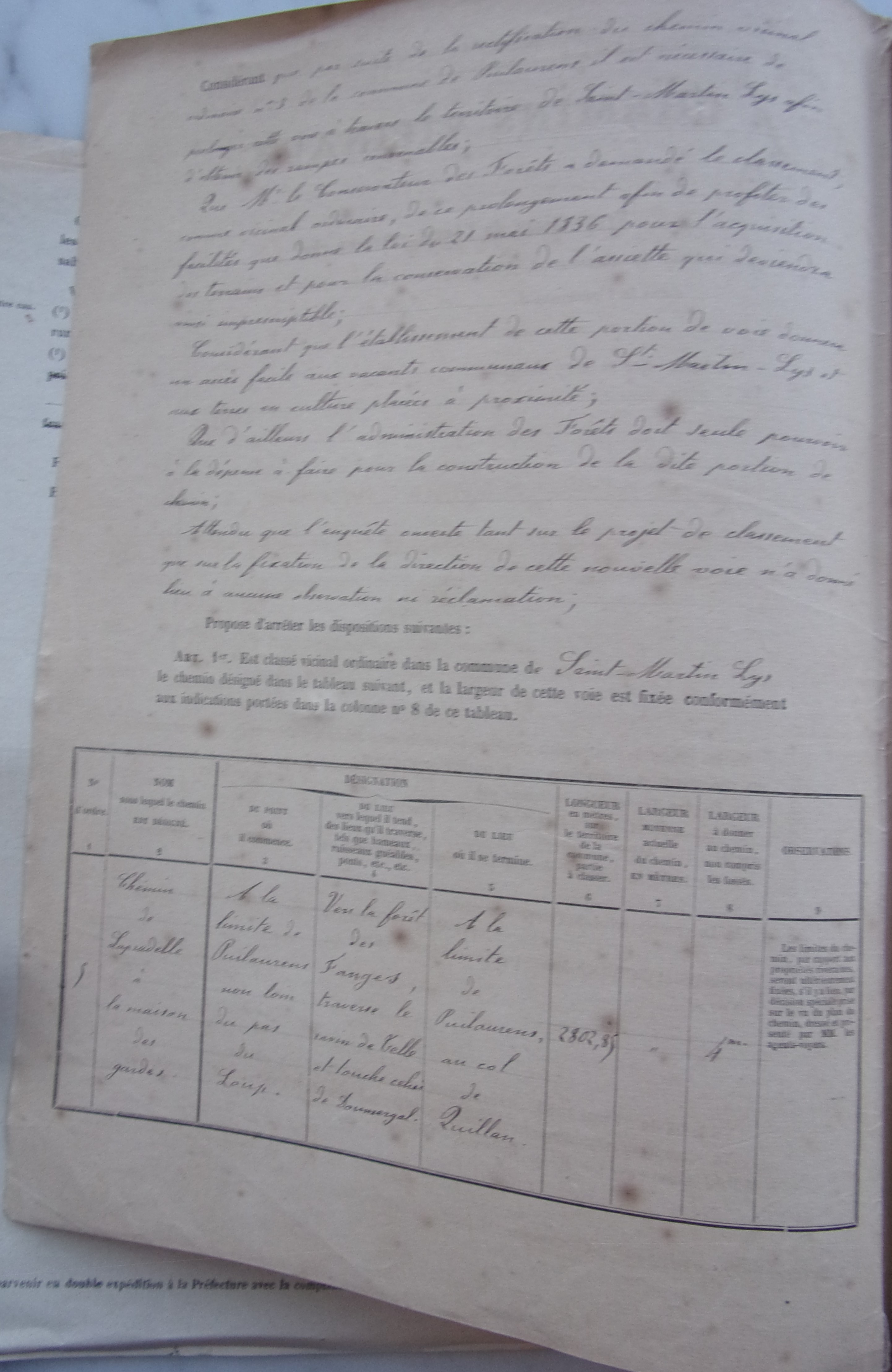 18740508 Chemin vicinal Fanges  Propositions agent-voyer en chef P2 100_9074