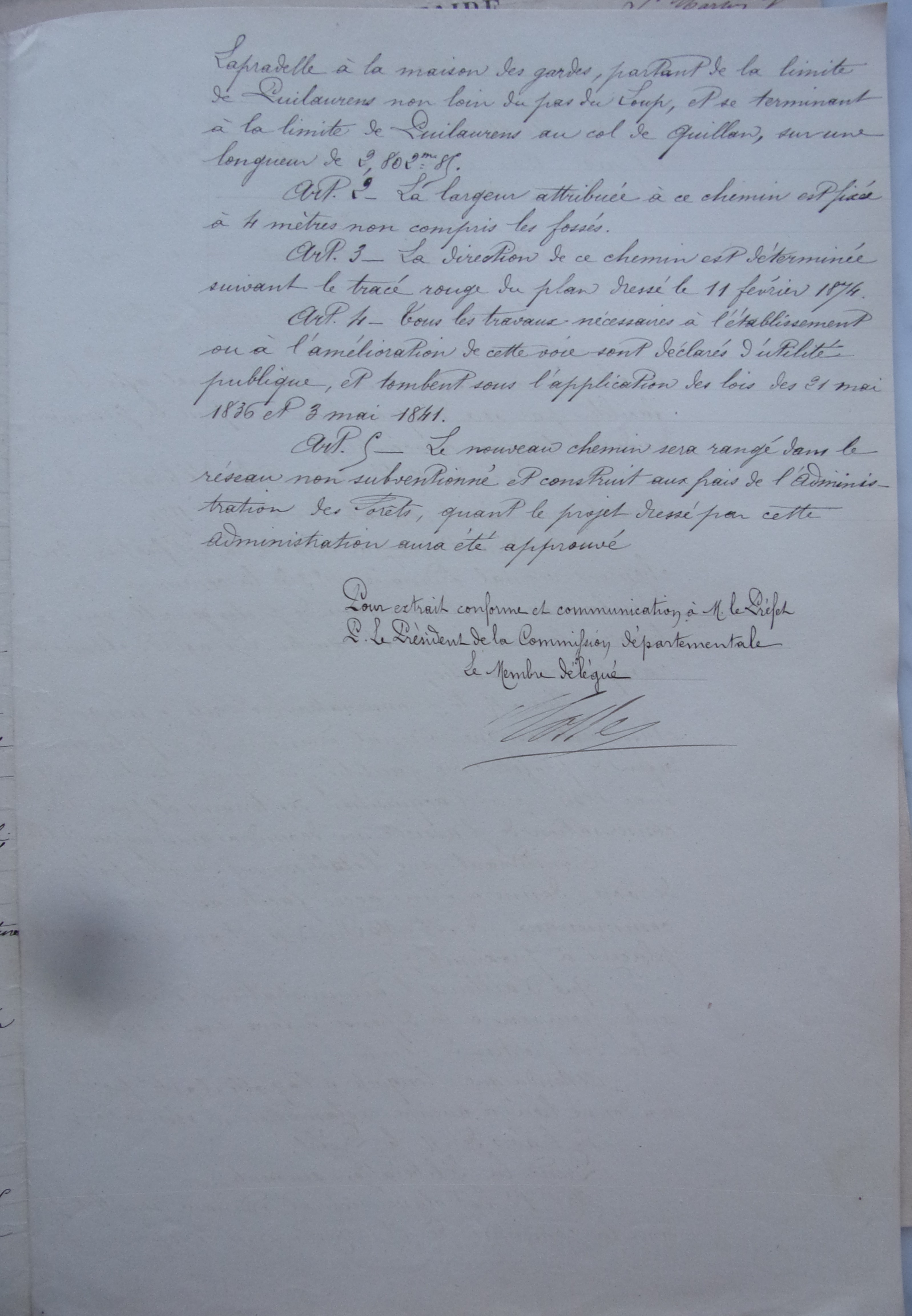 18740605 Commission départementale Chemin vicinal entre Pas du loup et col de Quillan p3 100_9103