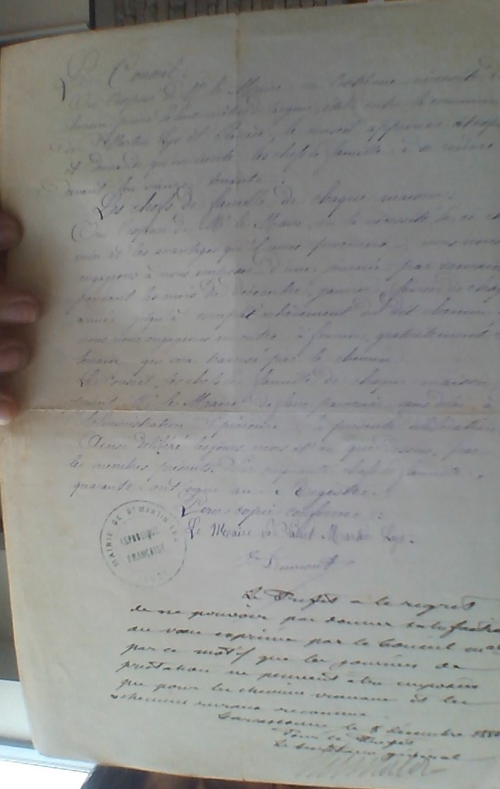 14 novembre 1886 - Délibération du Conseil municipal - Etablissement d'un chemin de 2 mètres jusqu'à Planèses p2
