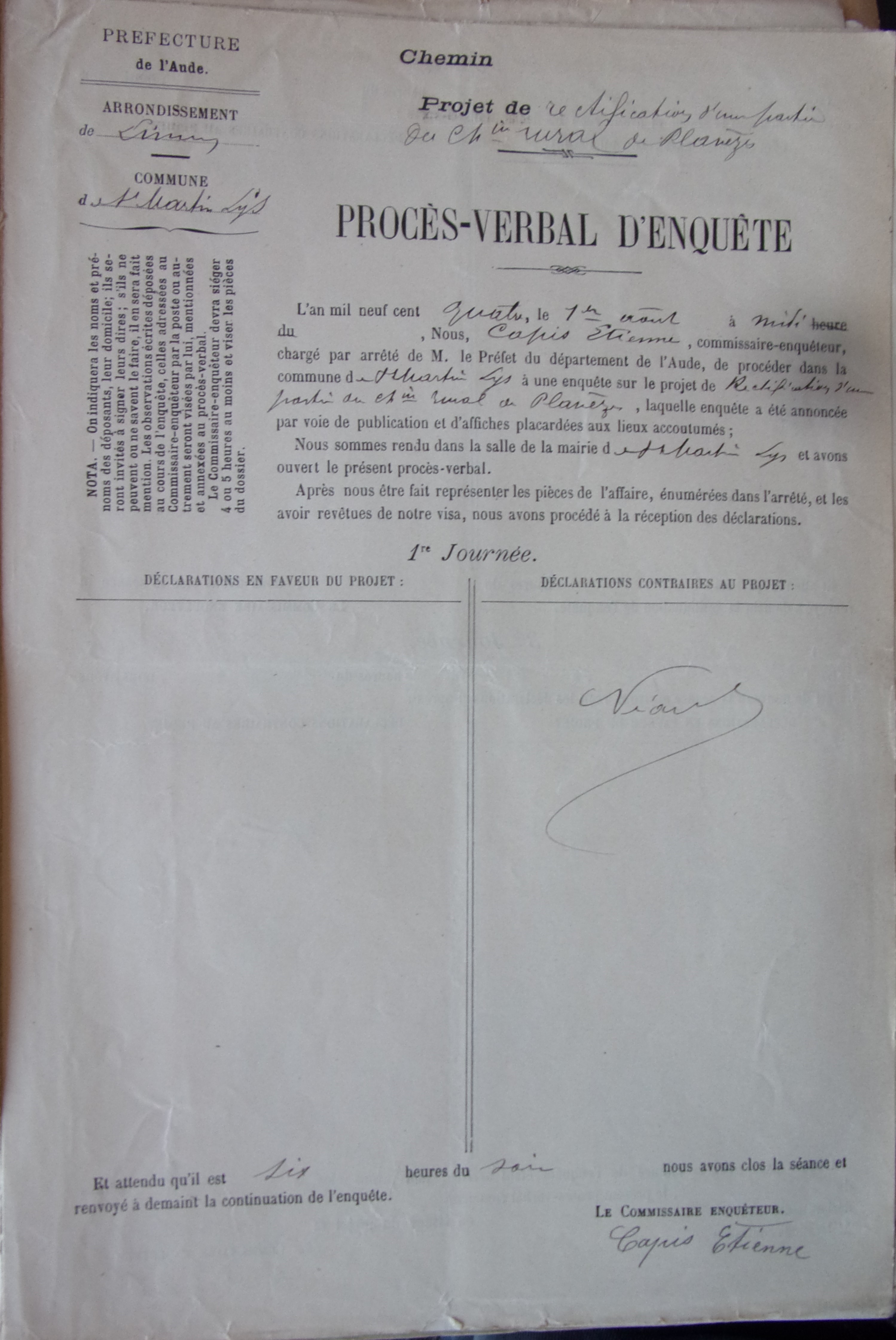 19040708 Enquête d'utilité publique Construction du chemin rural de Planèze p2 100_8896