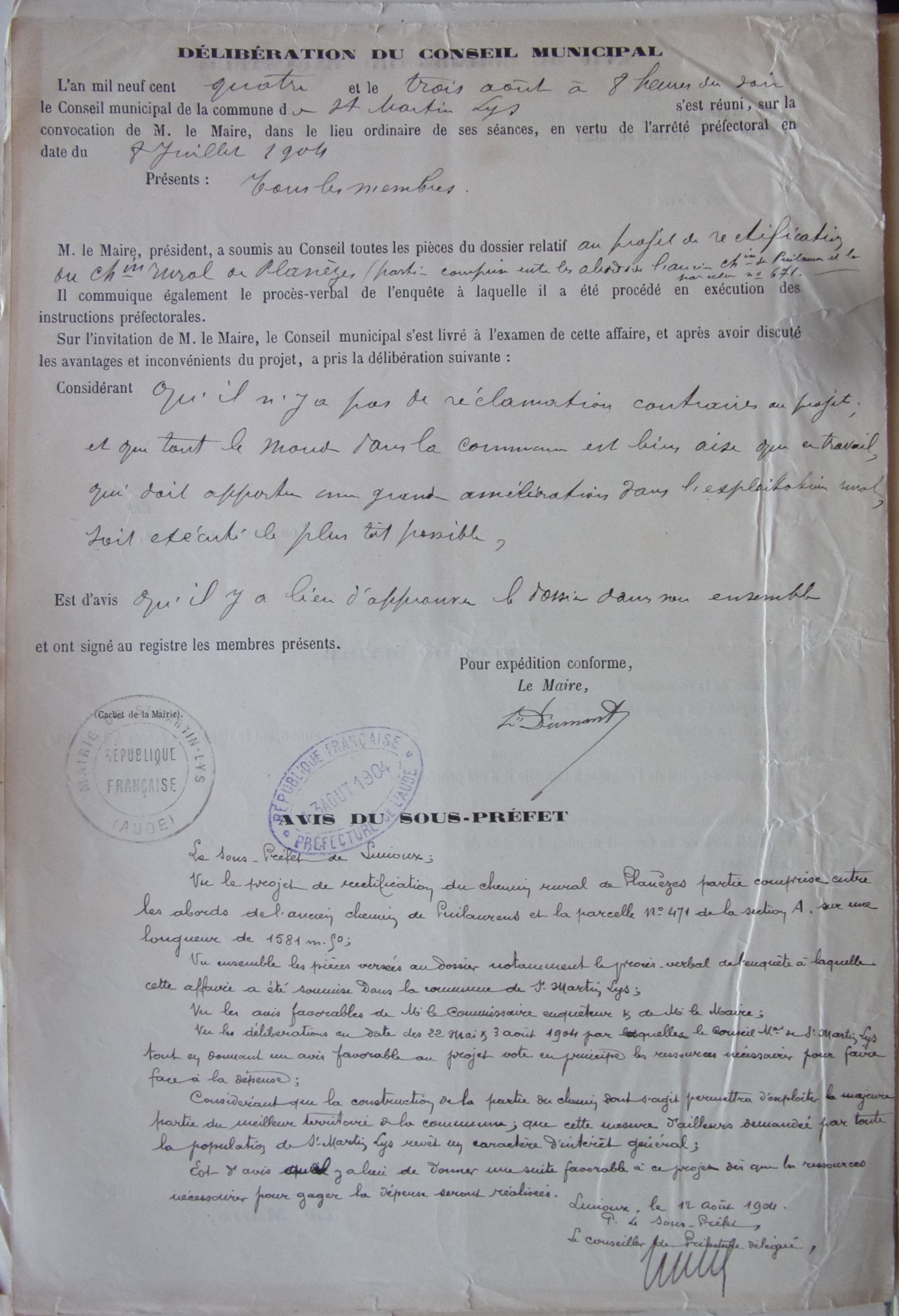 19040708 Enquête d'utilité publique Construction du chemin rural de Planèze p5 100_8902