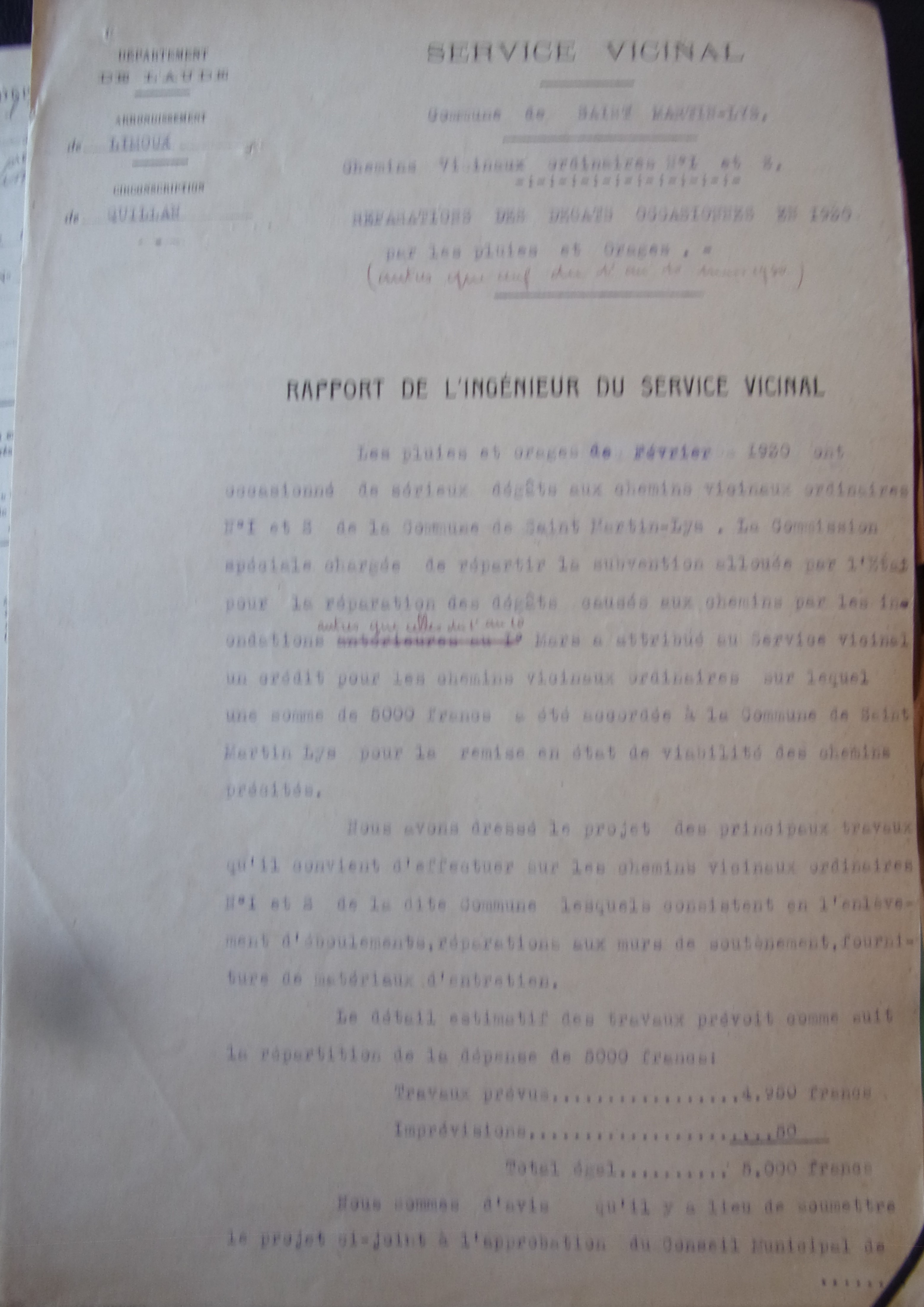 19310729 Rapport de l'ingénieur vicinal Réparation des chemins vicinaux p1 100_9015