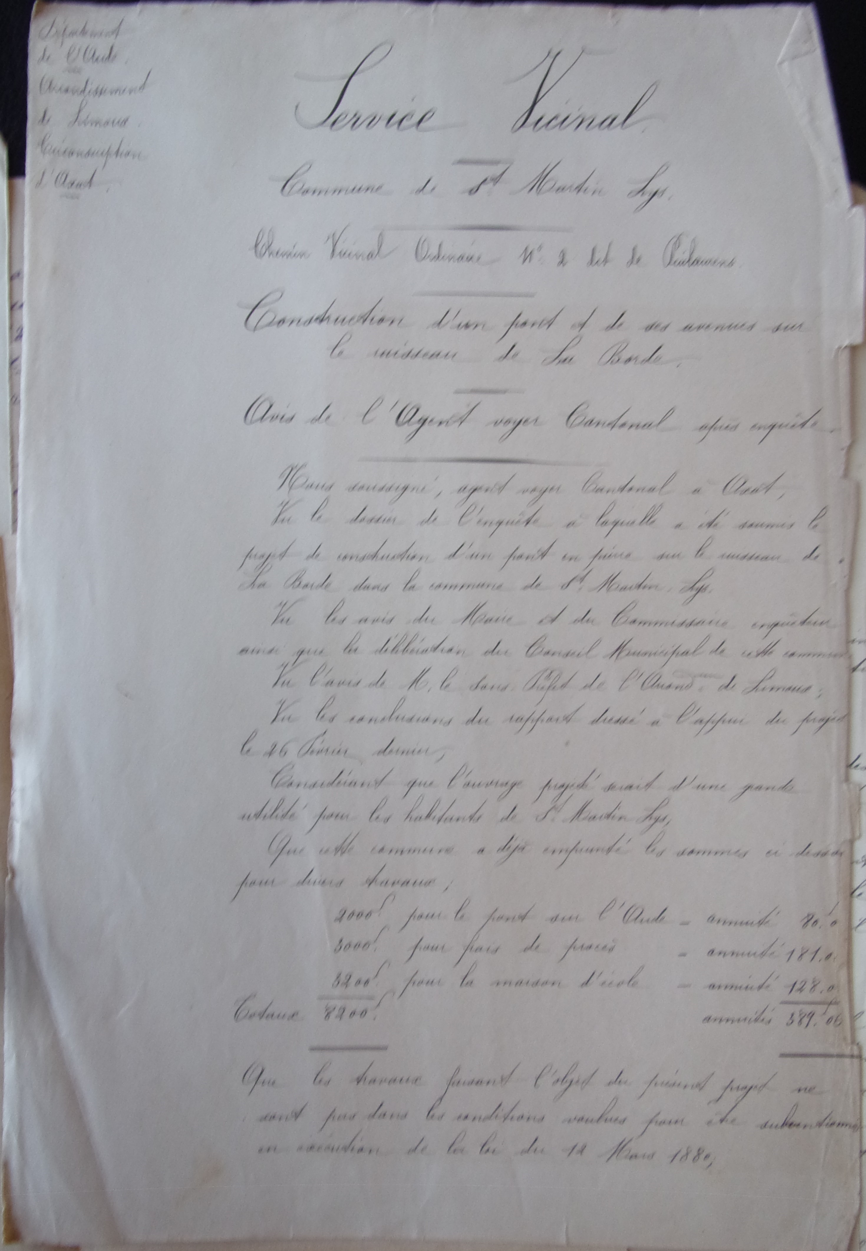 18920527 Avis agent voyer cantonal Construction du pont sur le Ruisseau de La Borde p1 100_9501
