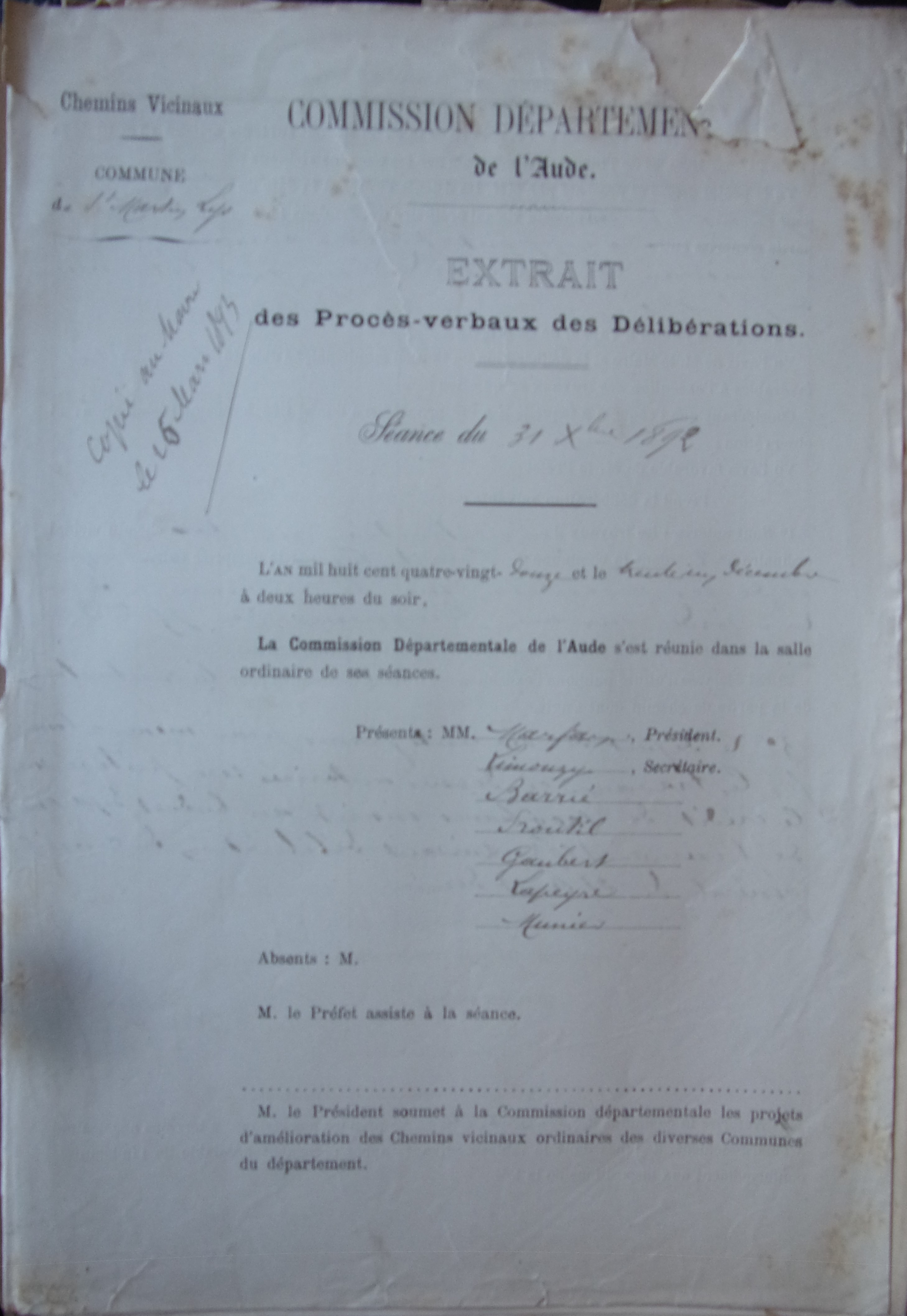 18921231 Commission départementale Chemins Vicinaux Ordinaire Pont sur le ruisseau de La borde - pont de l'ane p1 100_9465
