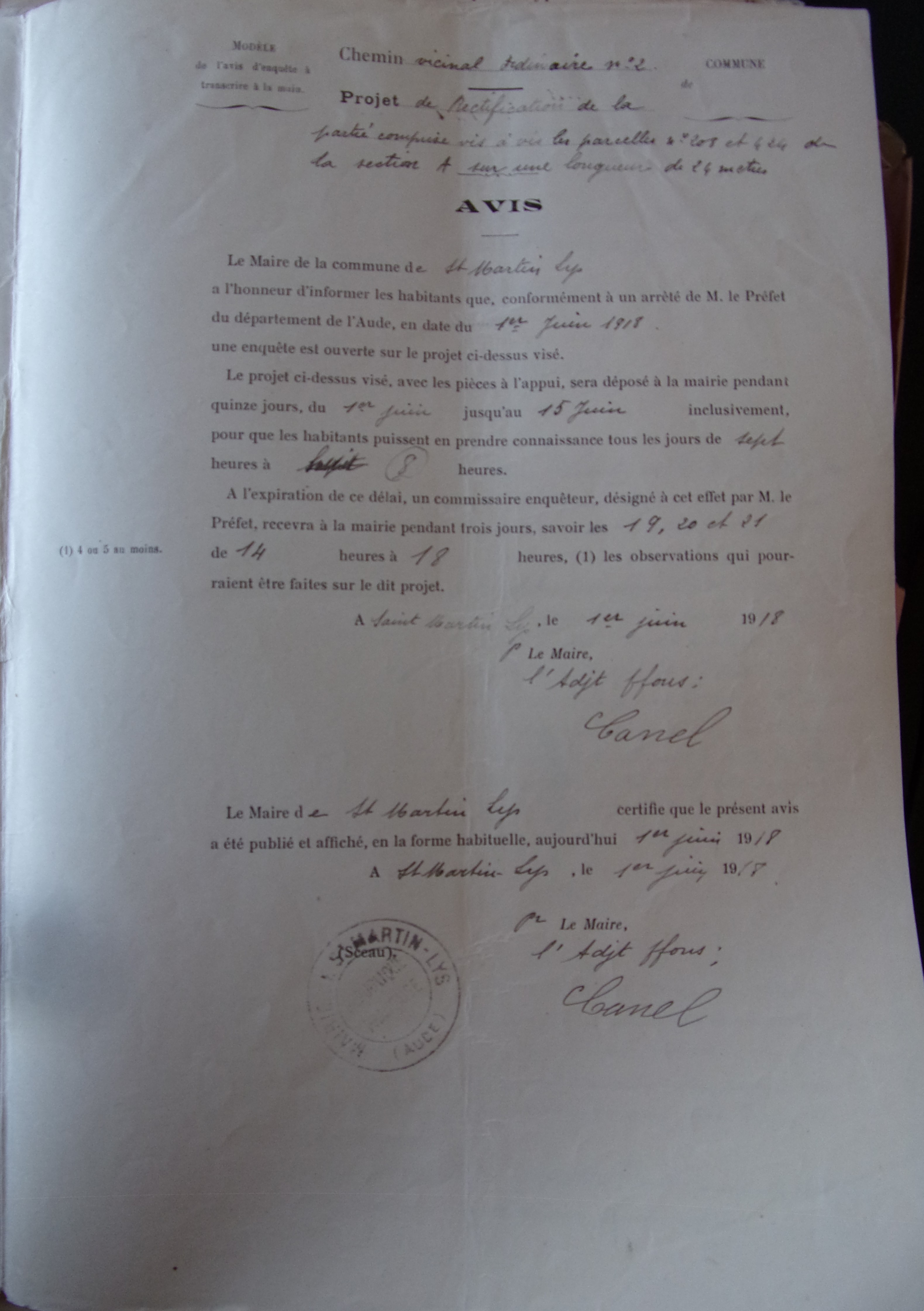 19180321 Enquête d'utilité publique Chemin vicinal 2 p2 100_9048