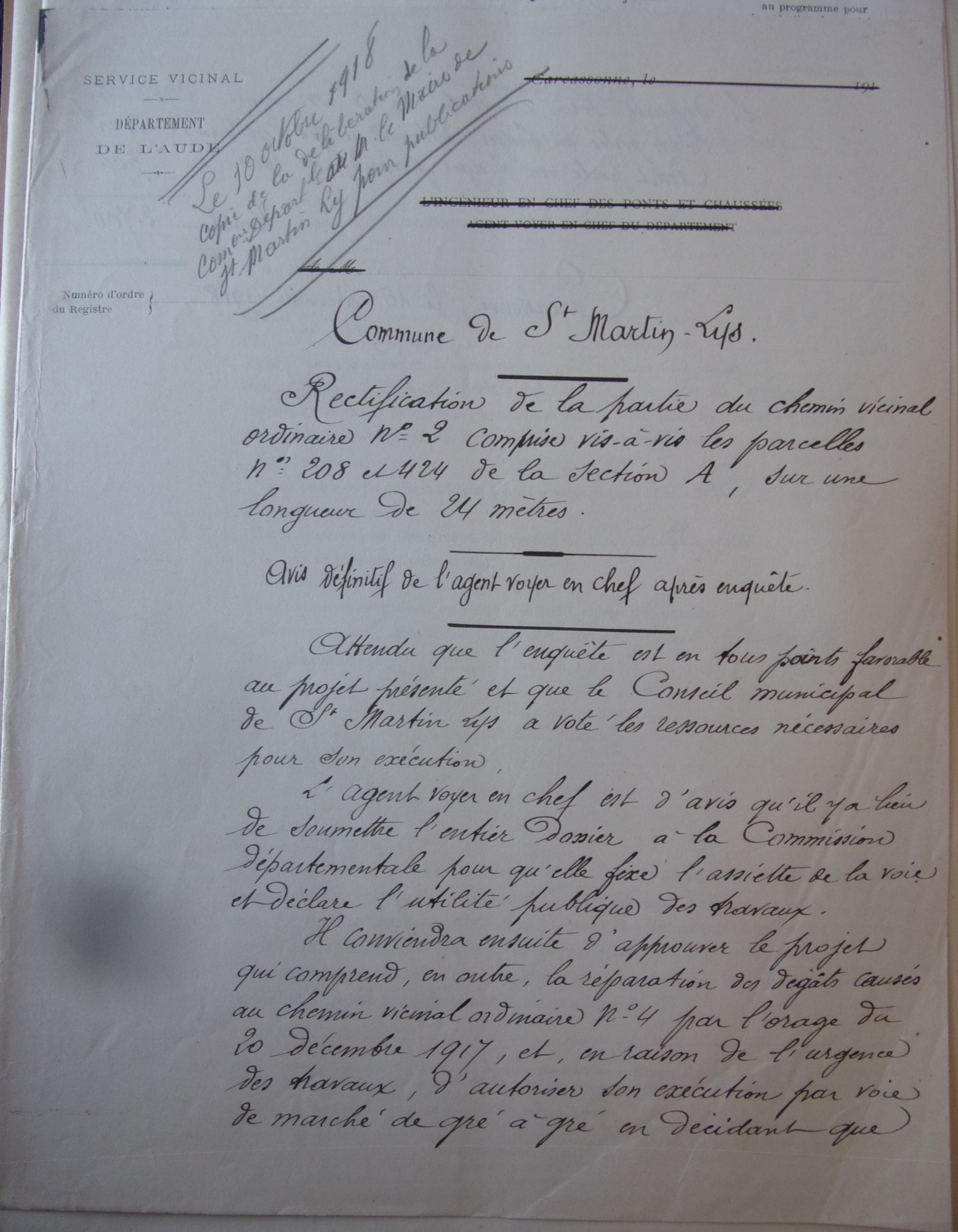 19180916 Avis définitif agent voyer en chef chemin vicinal 2 P1 100_9042