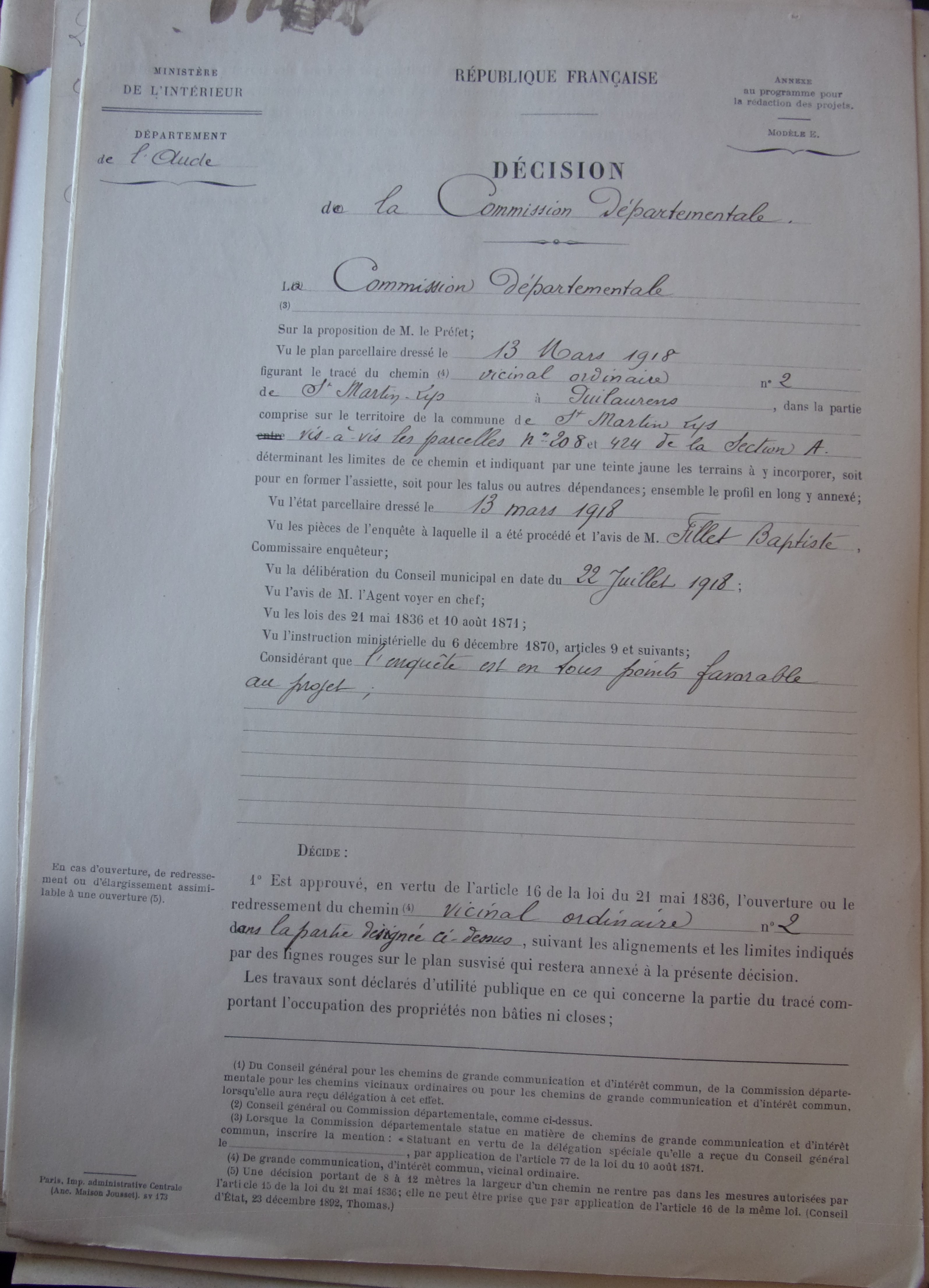 19180928 Décision Commission départementale chemin vicinal 2 p1 100_9044