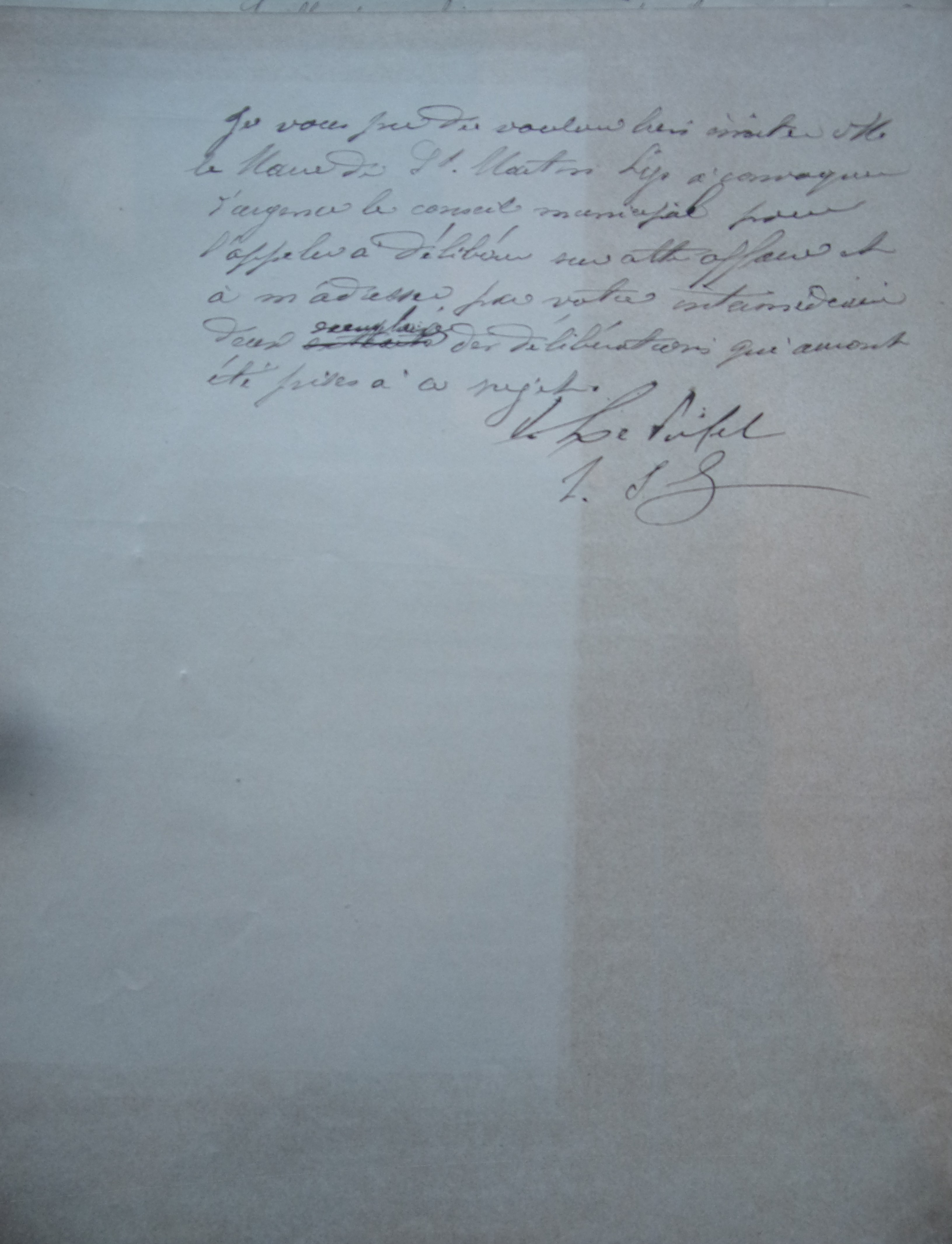 08 janvier 1910 - Arrété prefectoral demandant à Saint Martin de Payer la commune de Cailla de la condamnation p1