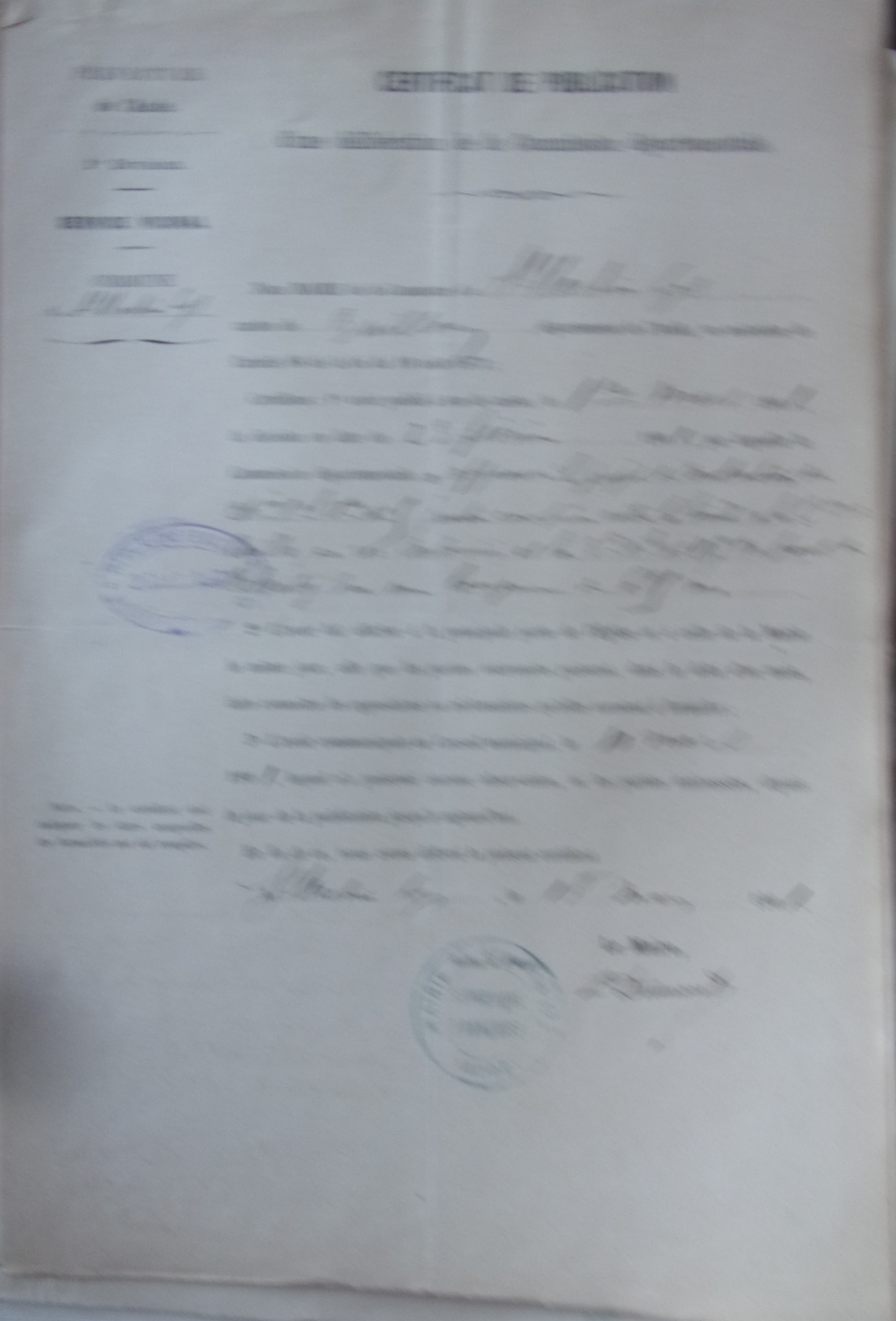19010318 Certificat de publication Chemin vicinal 5 Quirbajou Axat p1d 100_9444