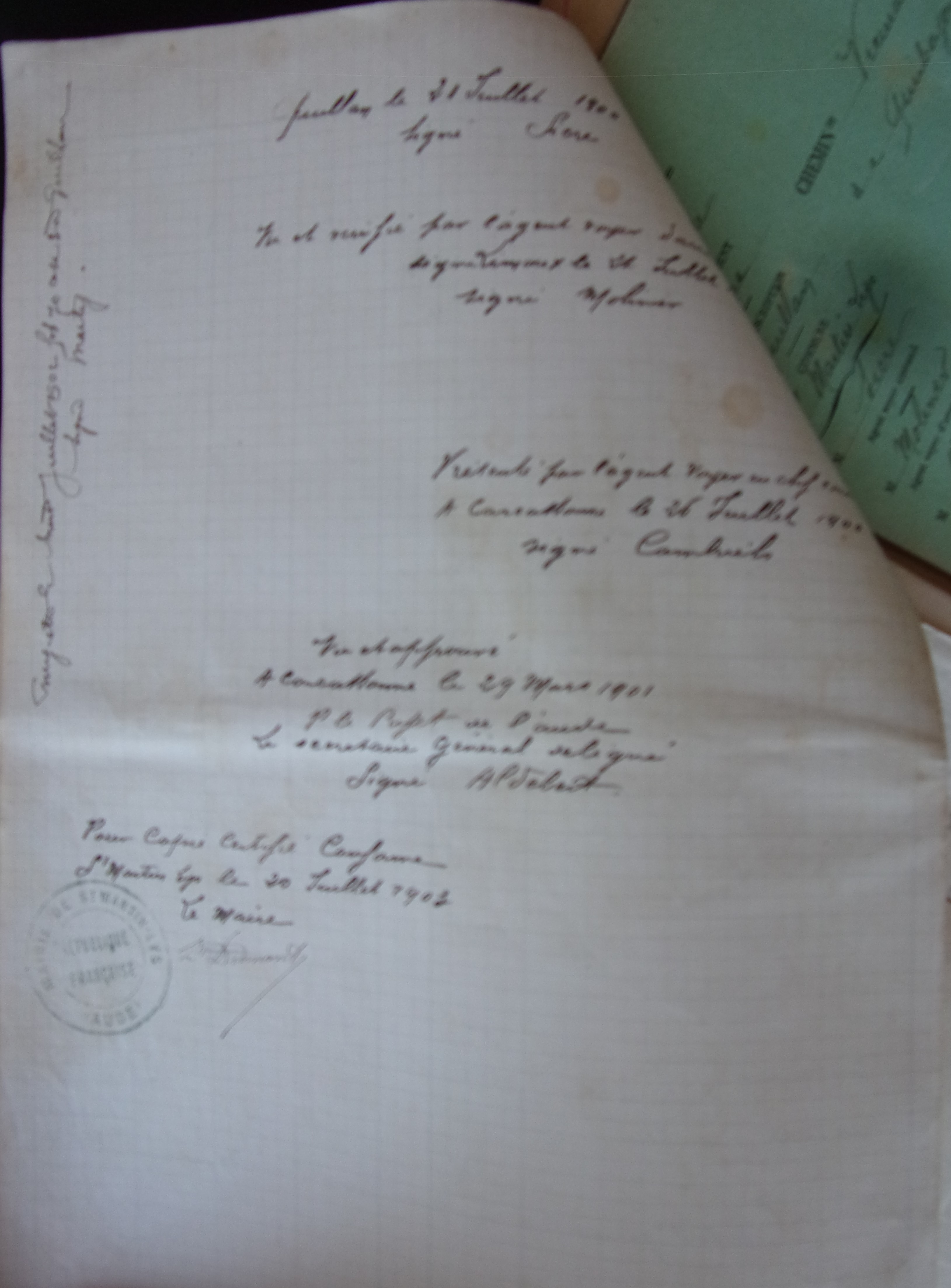 19010519 Devis estimatif Construction chemin vicinal 5 de quirbajou à Axat de limite de Cailla Roc Coulomiés et la Route nationale 117 au pont rébenty - 685 m p4 100_8917