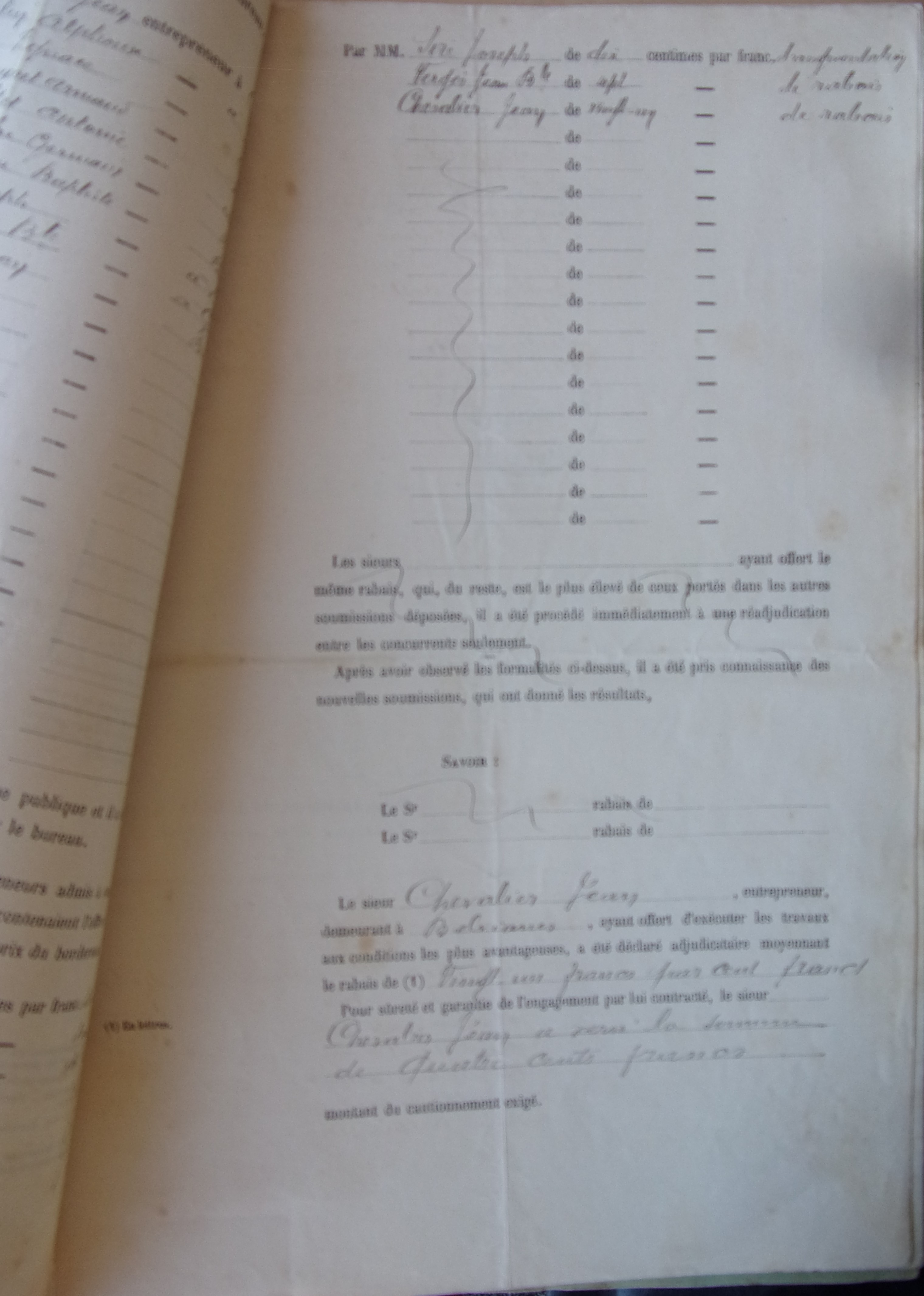 19010519 procès verbal adjudication Construction chemin vicinal 5 de quirbajou à Axat limite de Cailla Roc Coulomiés et la Route nationale 117 au pont rébenty p3 100_8912