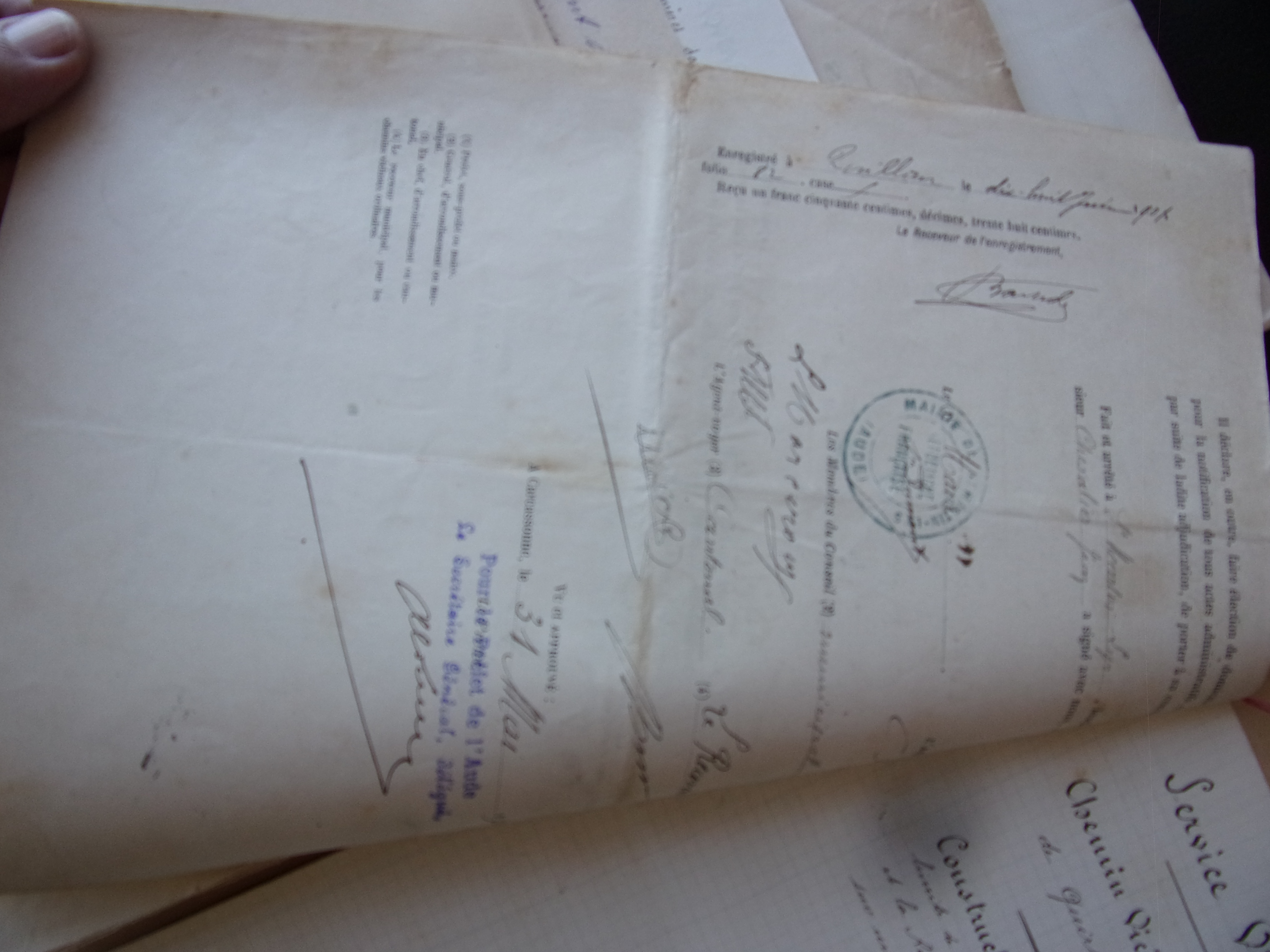 19010519 procès verbal adjudication Construction chemin vicinal 5 de quirbajou à Axat limite de Cailla Roc Coulomiés et la Route nationale 117 au pont rébenty p4 100_8913