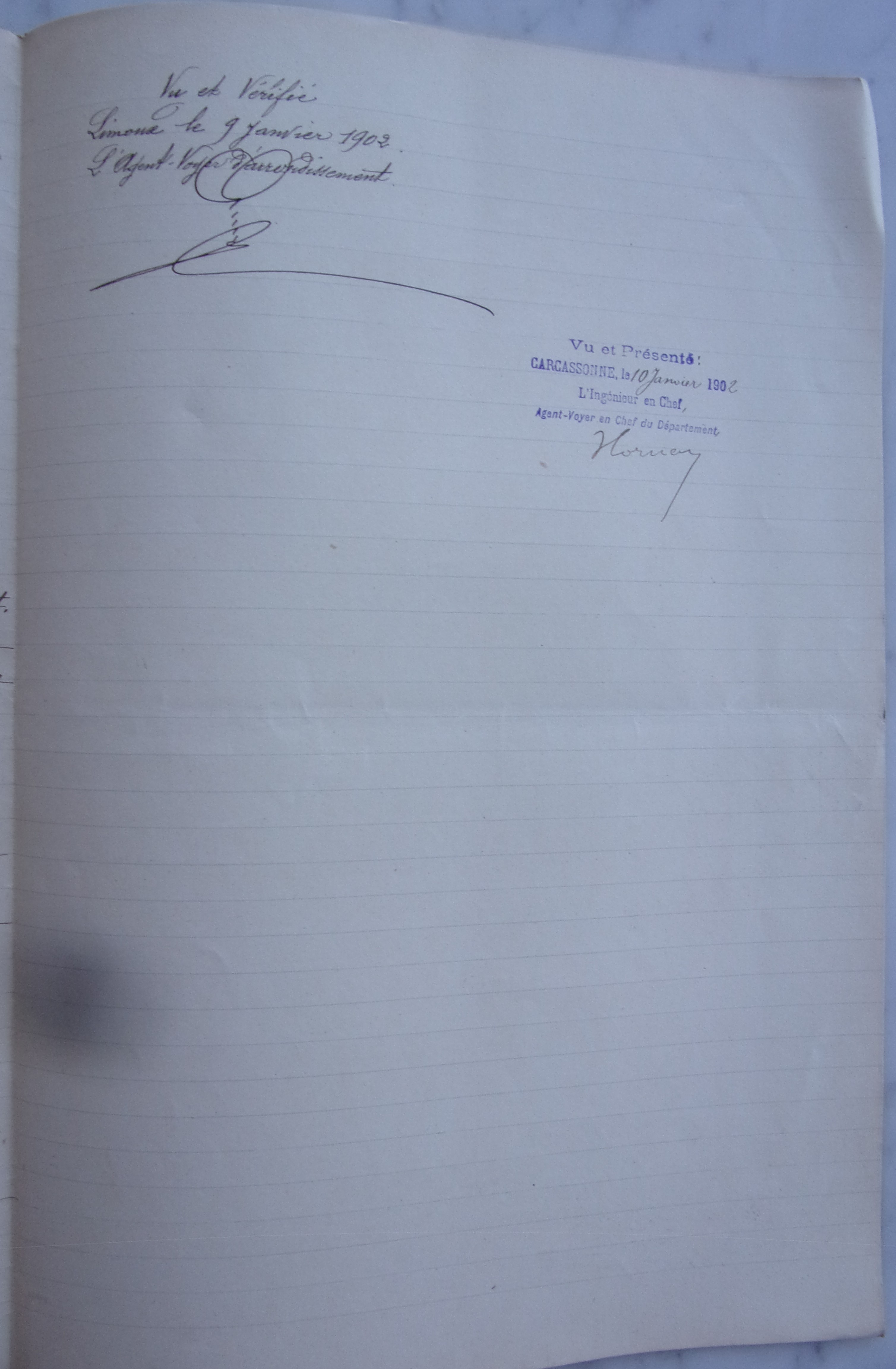19020108 Rapport de l'agent voyer cantonal  Chemin vicinal 5 Quirbajou Axat p3 100_9404