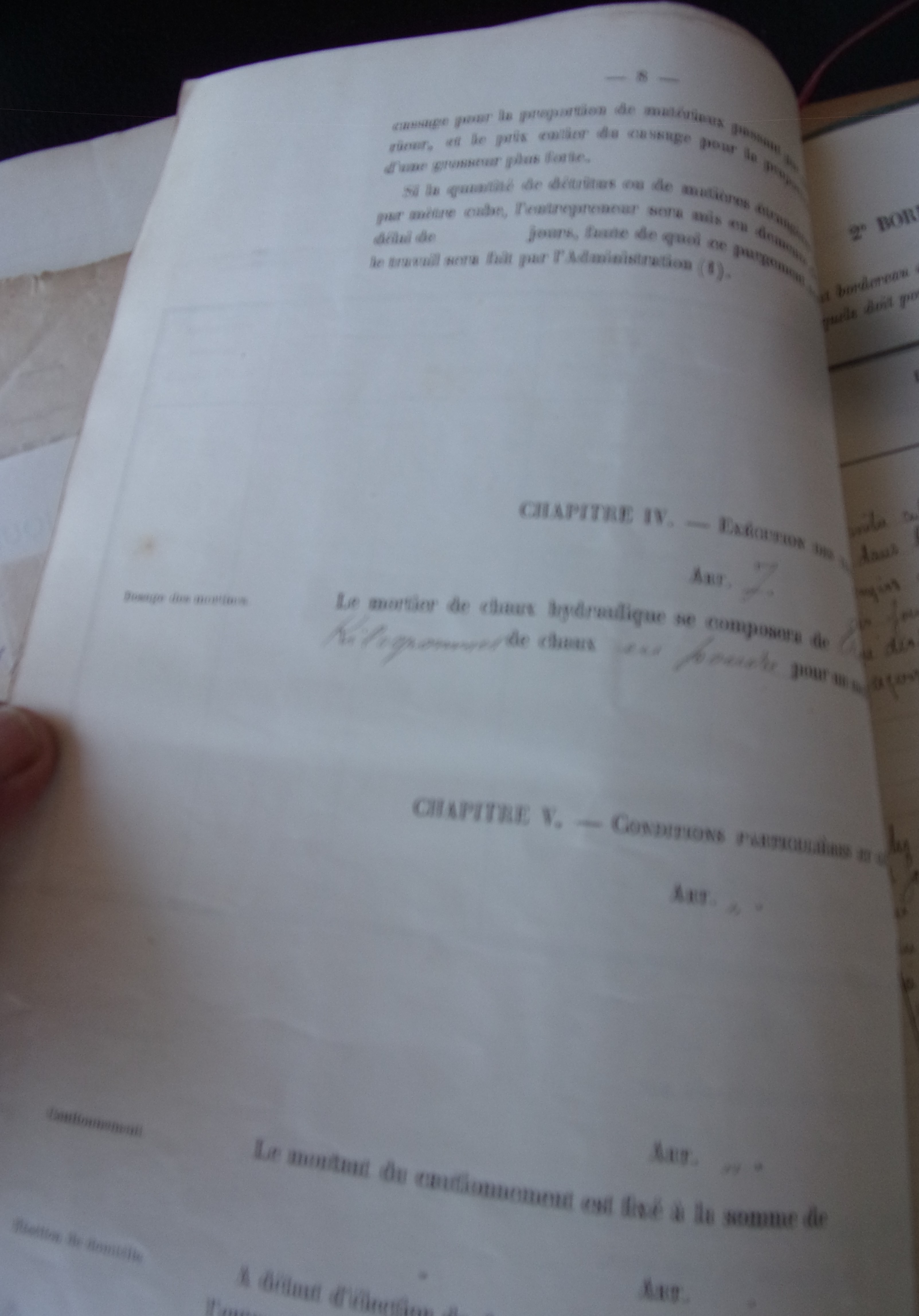 19020216 Devis Bordereau prix Détail estimatif Construction chemin vicinal 5 quirbajou Axatraccordement à la Route nationale 117 au pont rébenty p9 100_8925