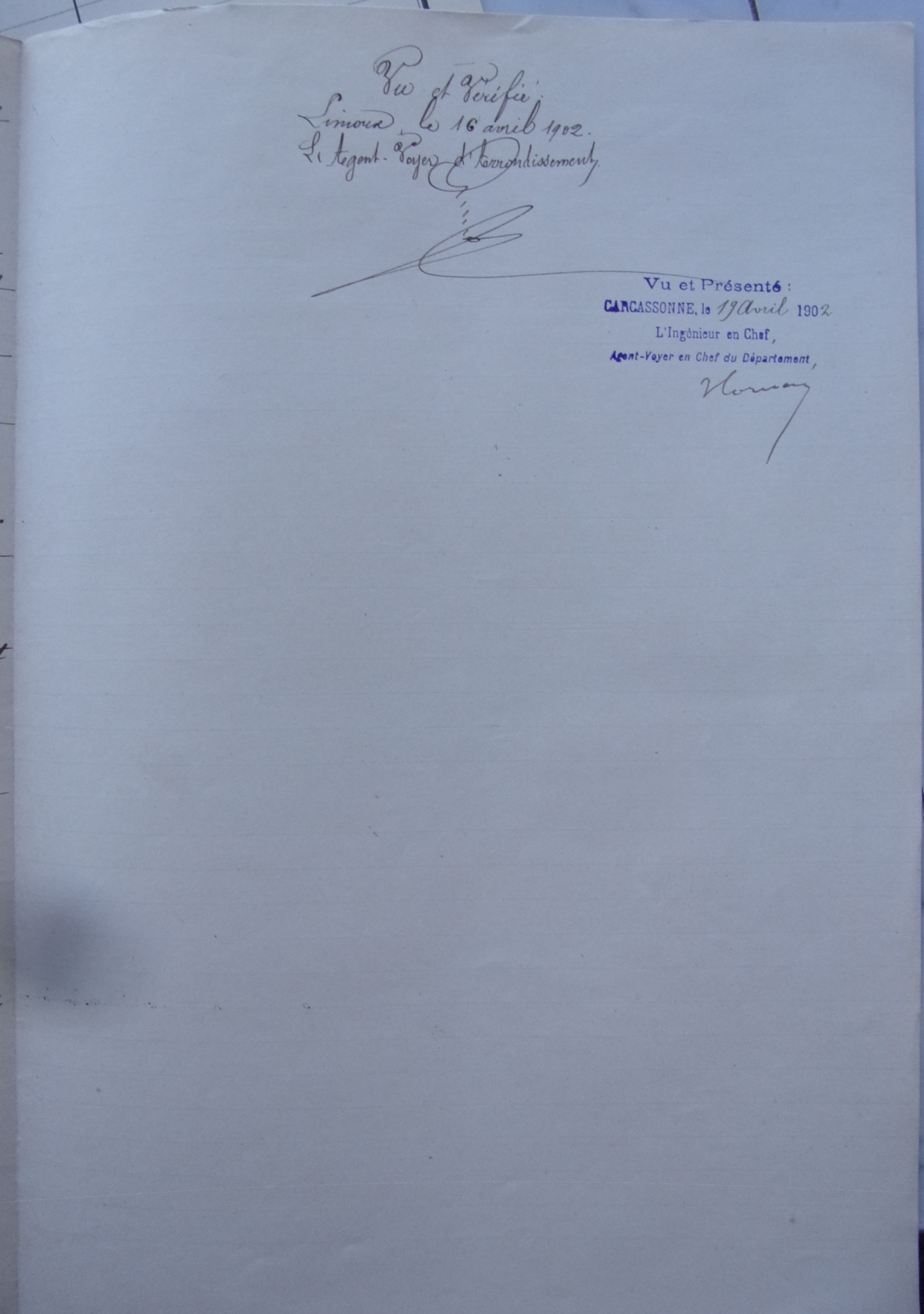 19020415 Avis de l'agenvoyer cantonal  Chemin vicinal 5 Quirbajou Axat p3 100_9390