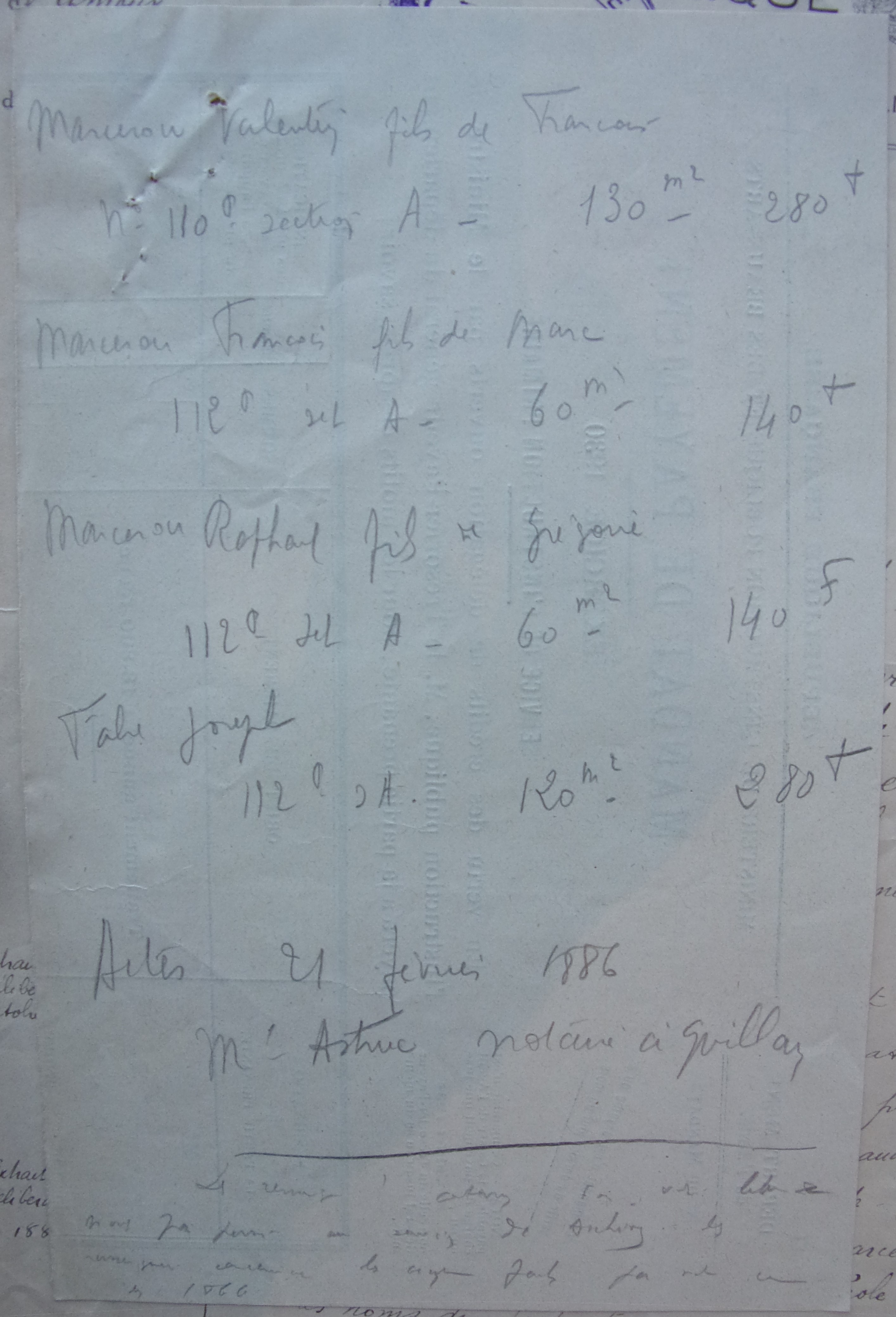 18 mars 1931 - Réponse du préfet au maire par rapport aux achats de terrains du 21 février 1886 p3