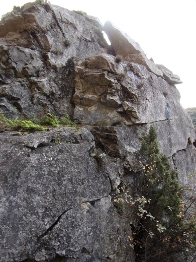 St Martin Lys, vue du haut du rocher vue du deuxième pallier