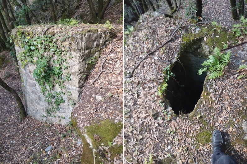 Saint Martin Lys - ancienne citerne sur le sentier piétonnier