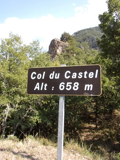 Gesse, la panneau du Col du Castel
