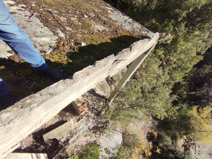 photos prises depuis la terrasse haute du batiment de la carrière Grau 2