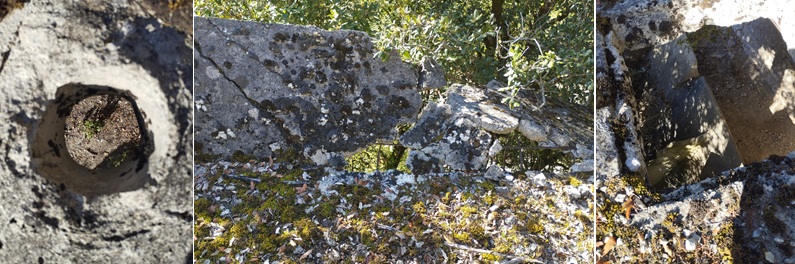 photos prises depuis la terrasse haute du batiment de la carrière Grau 4