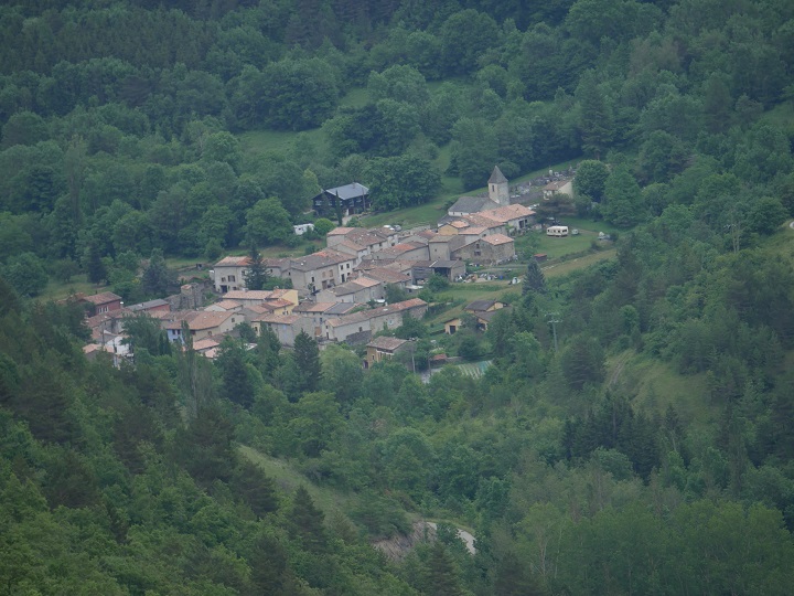 Château d'Able, vue de Joucou depuis le donjon 3