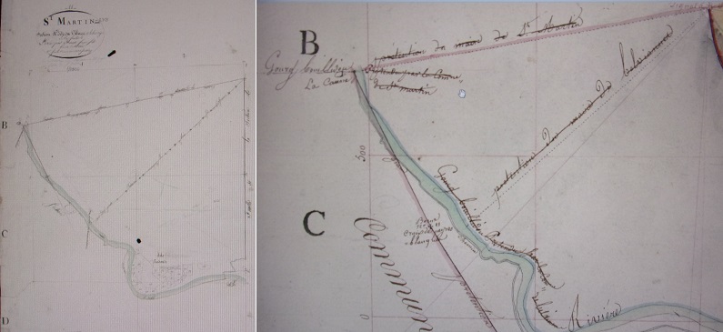 St Martin Lys, cadastre de 1830 Pierre-lys