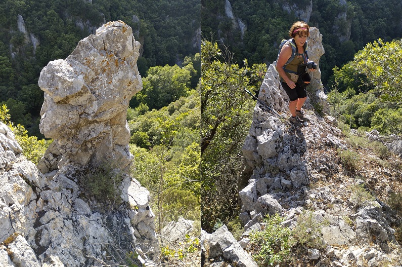 St Martin Lys, Le rocher à tête de bonhomme